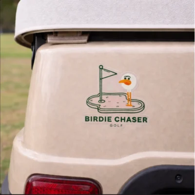 Birdie Chaser Sticker – Gurdy Putting — alternate view