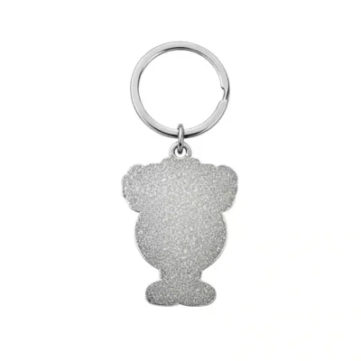 Gurdy Metal Keychain – Silver — alternate view