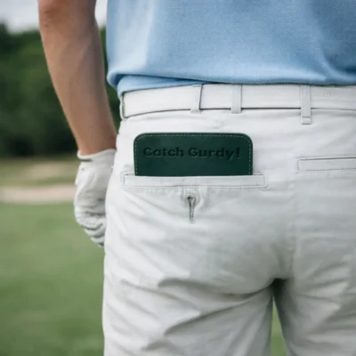 Birdie Chaser Golf Scorecard Holder – Green Script Logo — alternate view