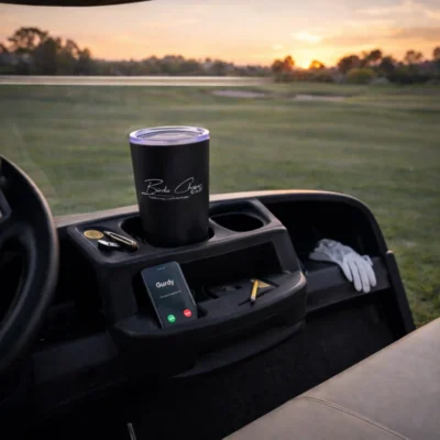 Birdie Chaser Tumbler – Matte Black — alternate view