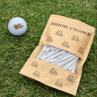 Birdie Chaser Bamboo Golf Tees - Gurdy’s Cart Crew