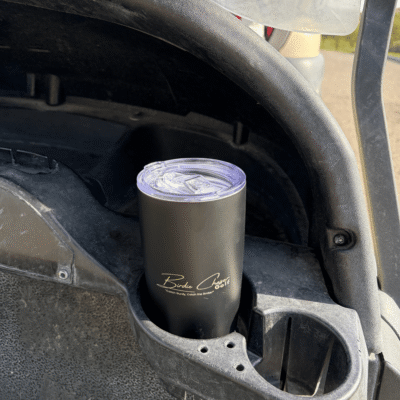 Birdie Chaser Matte Black Golf Tumbler - Script Logo