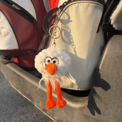 Birdie Chaser Gurdy Plush Keychain